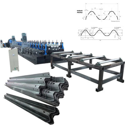 Mua 40# Máy hình thành hàng rào đường cao tốc 1.0mm ~ 5.0mm Cnc Roll Forming Machine online manufacture
